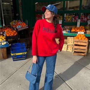 Polo by Ralph Lauren Red Women's Sweatshirt
